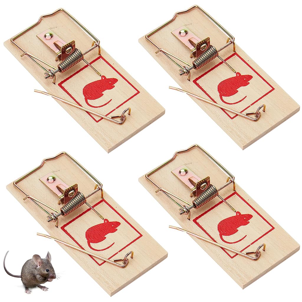 Optifit 4Pcs Rat Traps for House Garden Patio, Reusable Mouse Traps for Mice, Rats, Chipmunks, Squirrels, Hamsters and Other Rodents, Quickly Slam Rat Killer for Indoor and Outdoor Optifit 4Pcs Rat Traps for House Garden Patio, Reusable Mouse Traps for Mice, Rats, Chipmunks, Squirrels, Hamsters and Other Rodents, Quickly Slam Rat Killer for Indoor and Outdoor